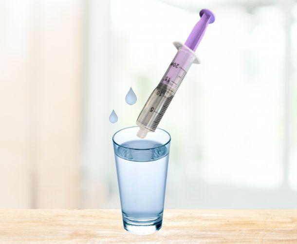 Ernährungssonde spülen