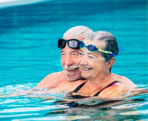 Mit PEG-Sonde schwimmen