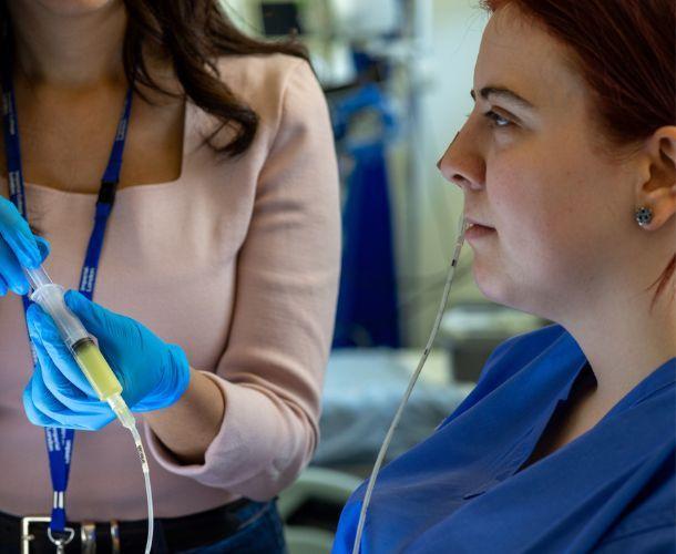 Risiken und Komplikationen transnasale Sonde