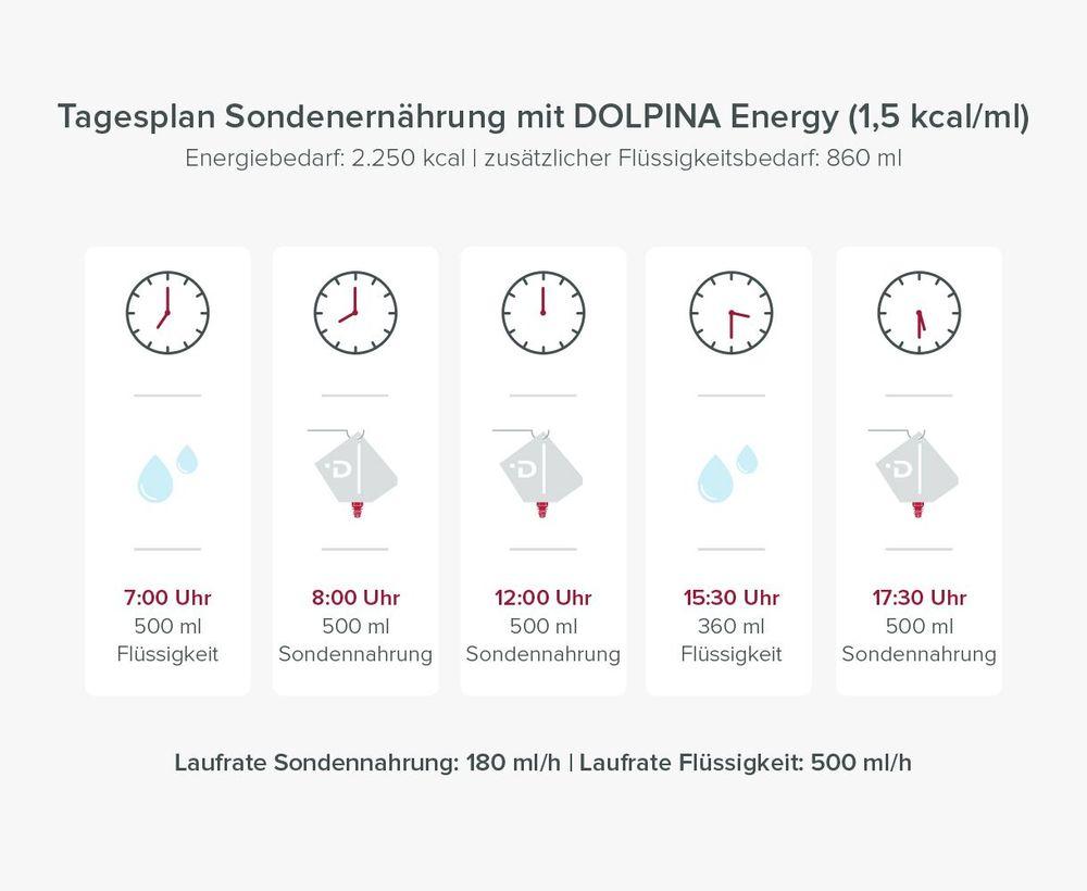 Tagesplan Sondenernahrung mit DOLPINA