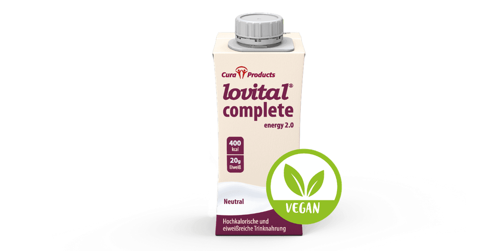 lovital complete energy 2.0 vegan Trinknahrung von CuraProducts