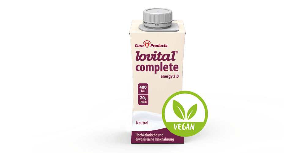 lovital complete energy 2.0 vegan Trinknahrung 