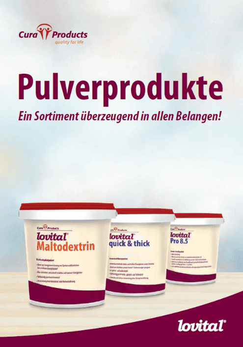 Katalog lovital Pulverprodukte CuraProducts