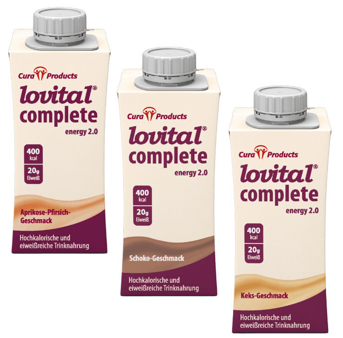 Trinknahrung lovital complete energy 2.0 von CuraProducts