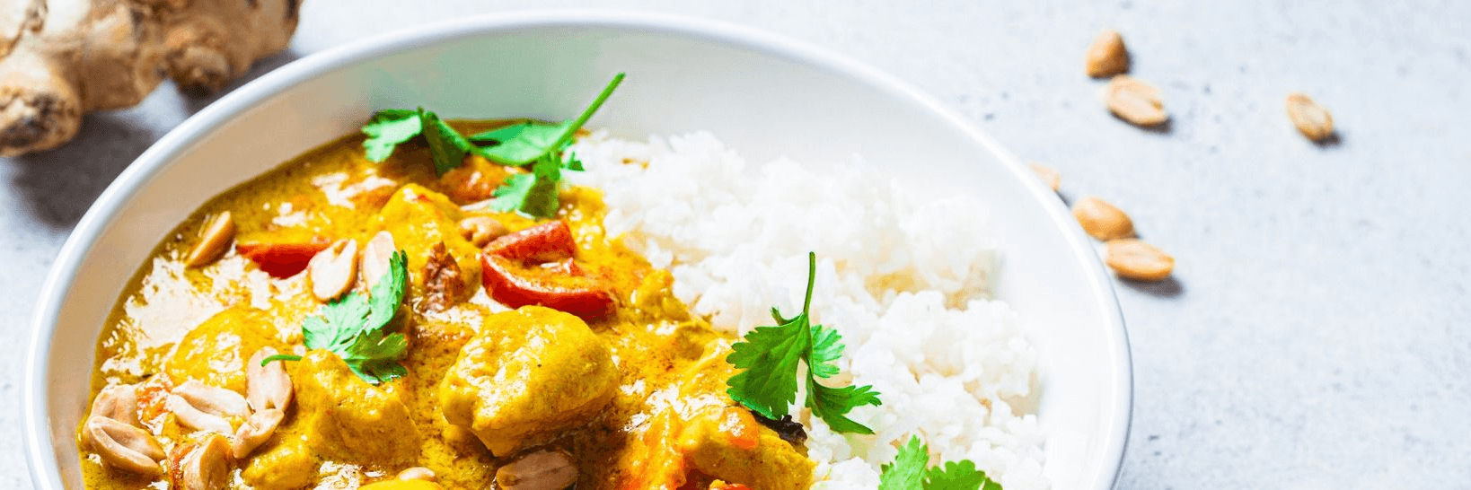 Hähnchen-Kokos-Curry mit Fortimel Trinknahrung