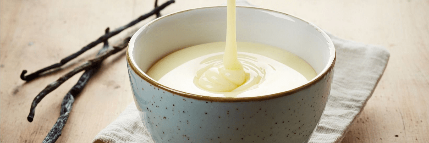 Schnelle Vanillesoße mit lovital Trinknahrung
