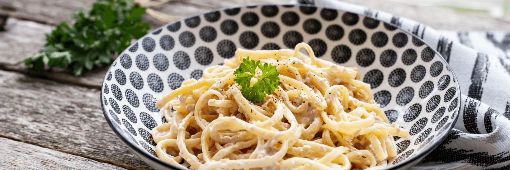 Spaghetti Carbonara mit resource Trinknahrung 