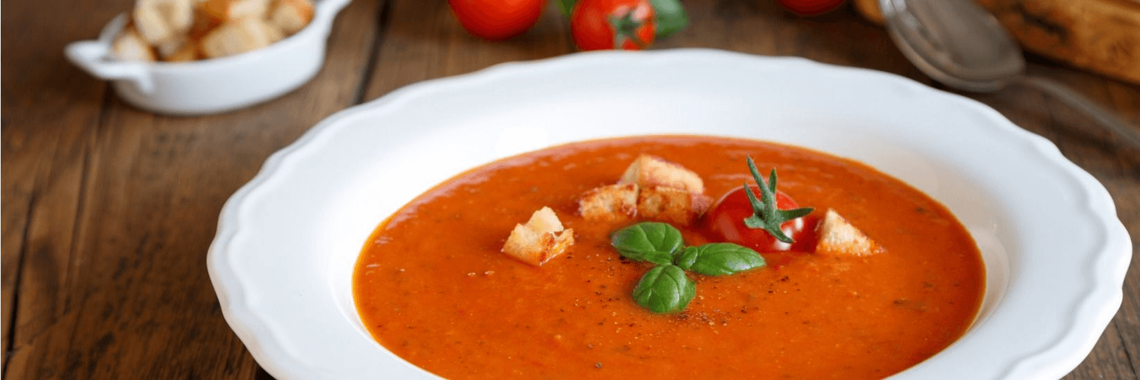 Tomatensuppe mit Fortimel Trinknahrung