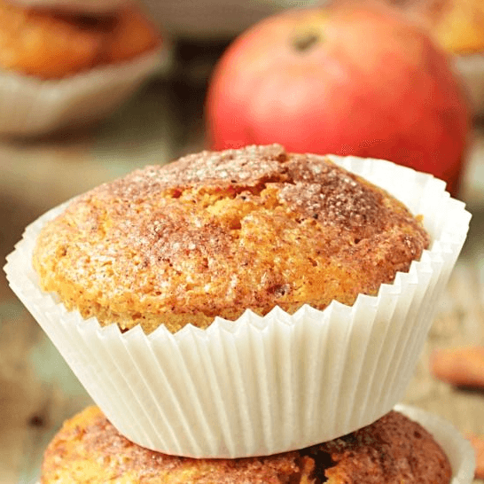 Apfel-Zimt-Muffins mit lovital Trinknahrung