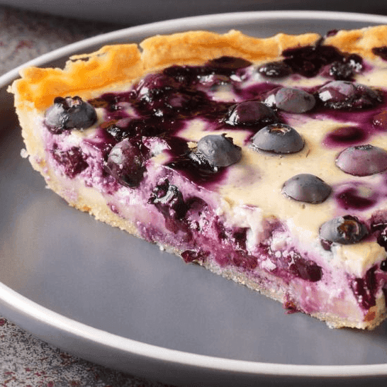 Blaubeerkuchen mit resource Trinknahrung