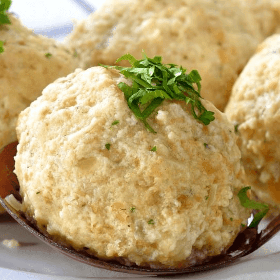 Brezenknödel mit lovital Trinknahrung