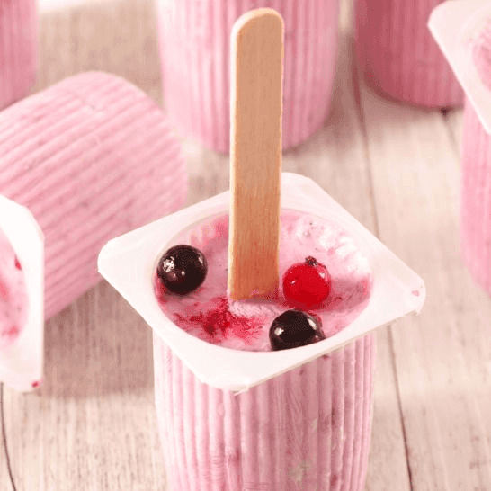 Leckeres Eis mit Trinknahrung für den Sommer