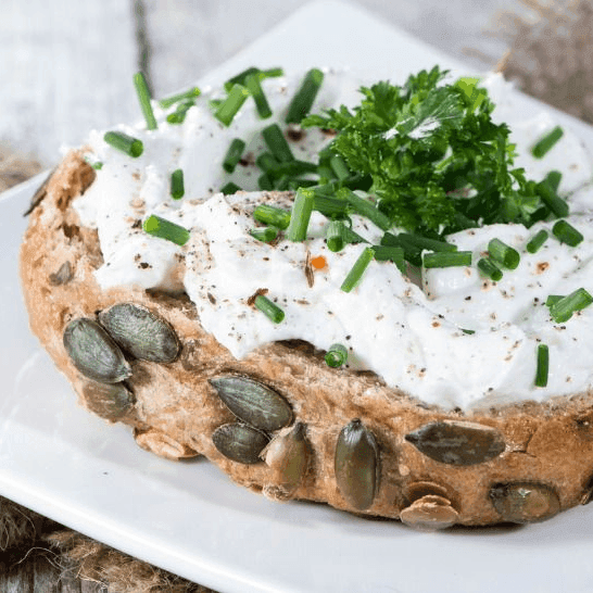 Flammkuchen-Creme mit Fortimel Trinknahrung