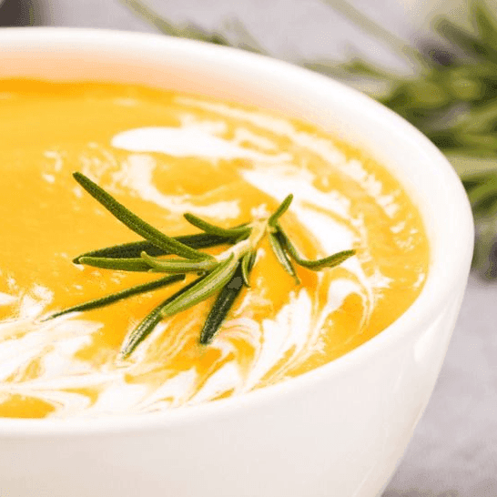 Kürbissuppe mit lovital Trinknahrung