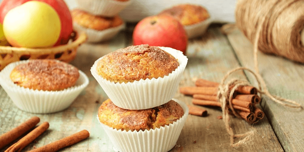 Apfel-Zimt-Muffins mit lovital Trinknahrung