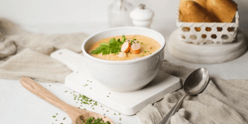 Kartoffelsuppe mit Würstchen Kartoffelsuppe mit Würstchen