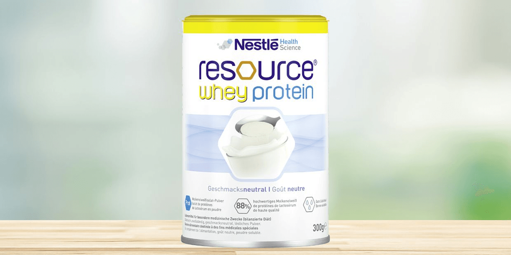 Resource whey protein von Nestlè Health Science