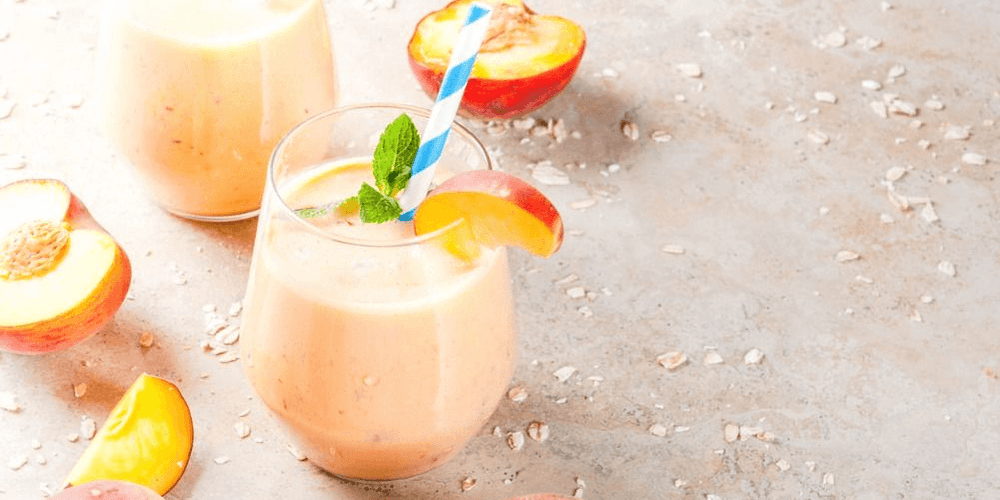 Vanille-Pfirsich-Drink m Vanille-Pfirsich-Drink m