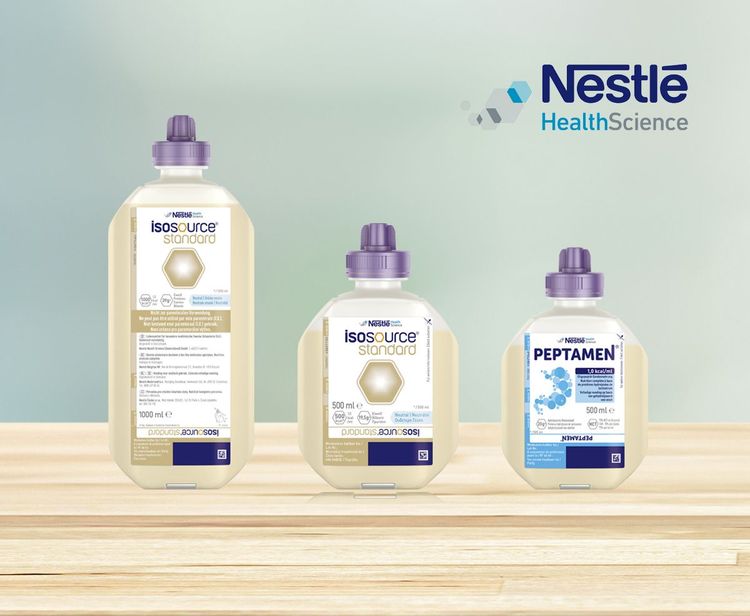 Nestlé Health Science Isosource und Peptamen Sondennahrung